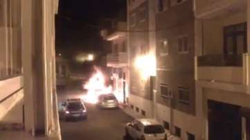 Imagen del incendio (Foto Miguel A. Suárez Robaina)