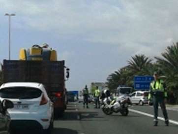 Imagen del accidente (Foto TA)