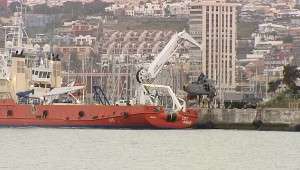 Restos del helicóptero hallado en el fondo del mar (Foto TA)