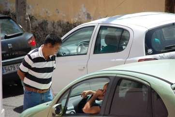 Momento de la reyerta (Foto TA)