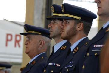 Jhonander Ojeda, ayer en la ceremonia religiosa celebrada en Gando (Foto Acfi Press)