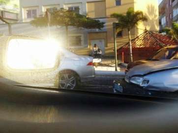 Vehículos accidentados (Foto TA)