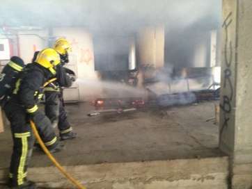 Imagen de archivo de una intervención de los bomberos (Foto TA)