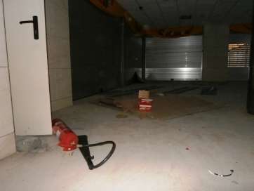 Interior del Multicines Telde, tras el nuevo asalto (Foto TA)