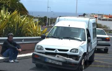 Imagen del accidente que tuvo lugar este miércoles (Foto TA)