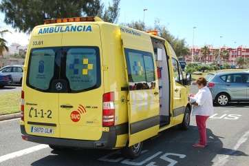 Ambulancia del SUC (Foto TA)