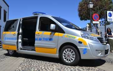 Vehículo con radar que usa la Policía Local de Telde (Foto TA)