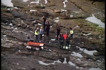 Imagen del  suceso registrado en la zona (Foto TA)