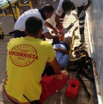 Secuencias del accidente (Foto TA)