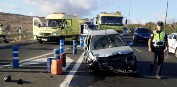 Imagen del accidente (Foto TA)