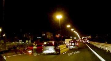 Imagen del accidente (Foto Radar Telde)