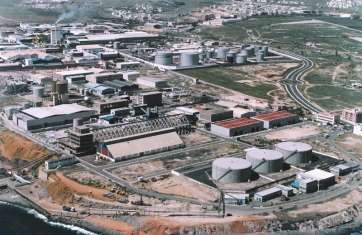 Vista aérea de la zona industrial de Salinetas (Foto TA)