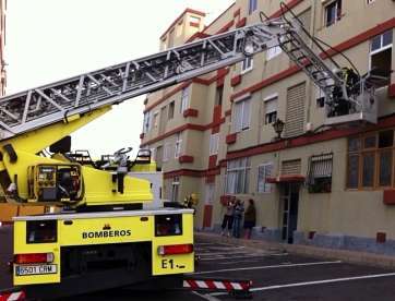 Momento de la evacuaciÂ´ñon (Foto TA)