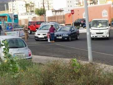 Los dos vehículos involucrados en la colisión (Foto TA)