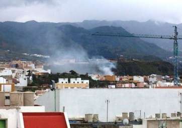 La humareda era visible desde lejos (Foto TA)