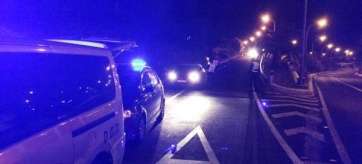 Imagen de uno de los controles fijado esta madrugada por la Policía Local en Telde (Foto TA)