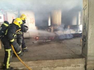 Imagen de archivo de una intervención de los bomberos (Foto TA)