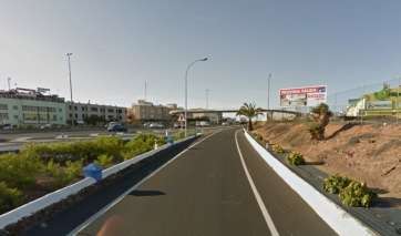 Sector en donde se produjo este mediodía el accidente (Foto TA)