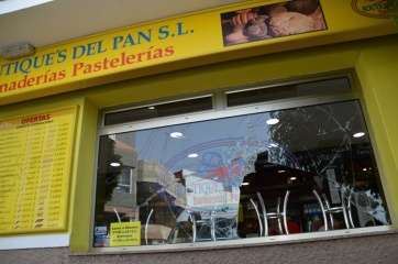 Luna rota por los ladrones (Foto TA)