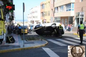 Imagen del accidente (Foto TA)