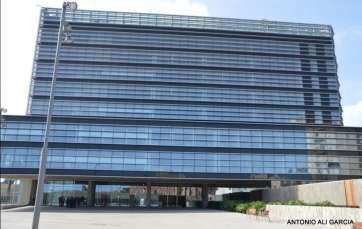 Imagen de la sede de los juzgados de Las Palmas donde está el número 6 de lo Penal (Foto TA)