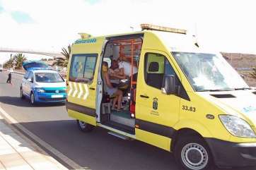 Imagen de archivo de un accidente en Telde (Foto TA)