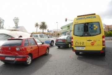 Imagen de archivo de un accidente en Telde (Foto TA)