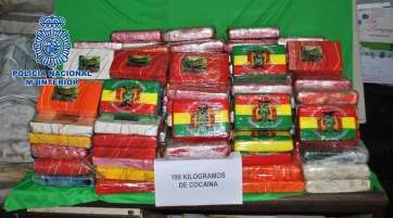 Parte del alijo de drogas incautado en la operación (Foto TA)