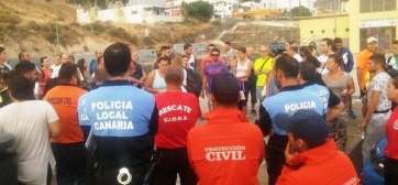 El dispositivo de búsqueda se puso en marcha esta mañana en Jinámar, tras una reunión de coordinación (Foto TA)