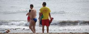 Socorrista de Pro-Activa, en una imagen de archivo (Foto TA)