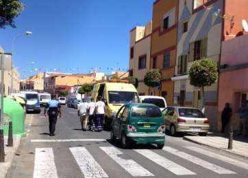 Imagen del accidente registrado este mediodía en El Caracol (Foto TA)
