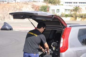 Imagen de archivo de una actuación de la Guardia Civil en Telde (Foto TA)