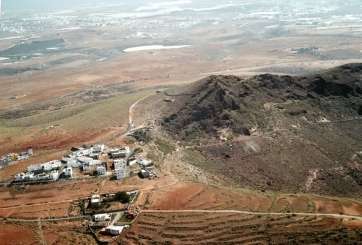 Vista aérea de la Montaña de Cuatro Puertas (Foto TA)
