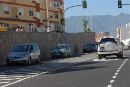 Vista de la GC-41 a su paso por La Herradura (Foto TA)