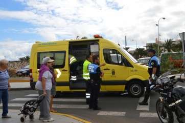 Dispositivo de auxilio prestado en el atropello (Foto TA)