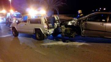 Vehículo implicado en el suceso (Foto TA)