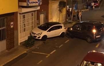 Estado en que quedó el vehículo (Foto TA)