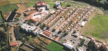 Vista aérea del sector de Las Longueras (Foto TA)