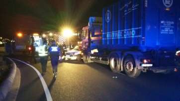 Imagen del accidente (Foto Policía Local de Las Palmas de Gran Canaria)