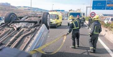 Vuelco del vehículo (Foto C7)