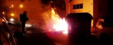 Contenedores repuestos en la calle Juan Negrín (Foto TA)