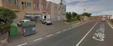 Sector de la carretera general de Telde a Melenara donde ocurrió el accidente (Foto TA)