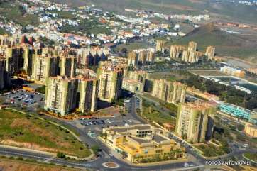 Vista aérea del Valle de Jinámar (Foto Antonio Alí)
