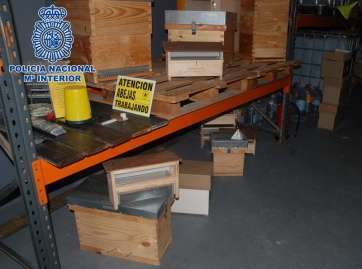 Material recuperado tras el robo (Foto TA)