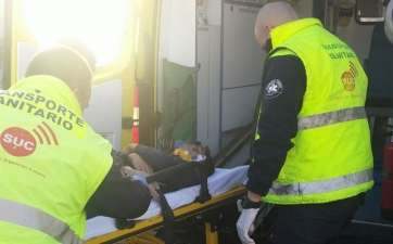 Imagen de archivo de una intervención del SUC tras un accidente en la misma vía (Foto TA)