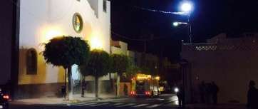 Los bomberos en el lugar del siniestro (Foto TA)