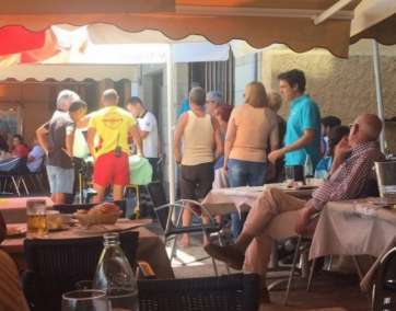 El personal de Proactiva socorrió a la mujer (Foto TA)