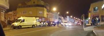 El accidente tuvo lugar en la carretera general de Melenara, en el sector de El Calero Alto (Foto TA)