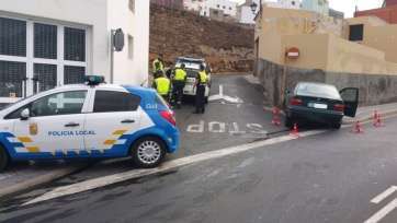 El vehículo se estampó contra un inmueble (Foto Galdaraldia.es)