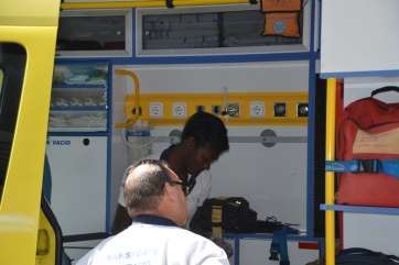 Imagen de archivo de una ambulancia del SUC (Foto TA)